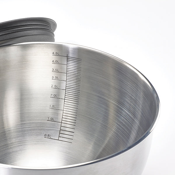 Lot robot cuiseur multifonction 4,5 L 1000 W et 2 bols inox avec couvercles Mathon - Mathon - 4