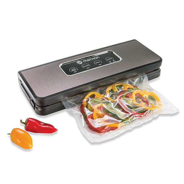 Lot appareil à emballer sous vide inox brossé KCPSV60S et 2 rouleaux de sachets à découper - Mathon - 5