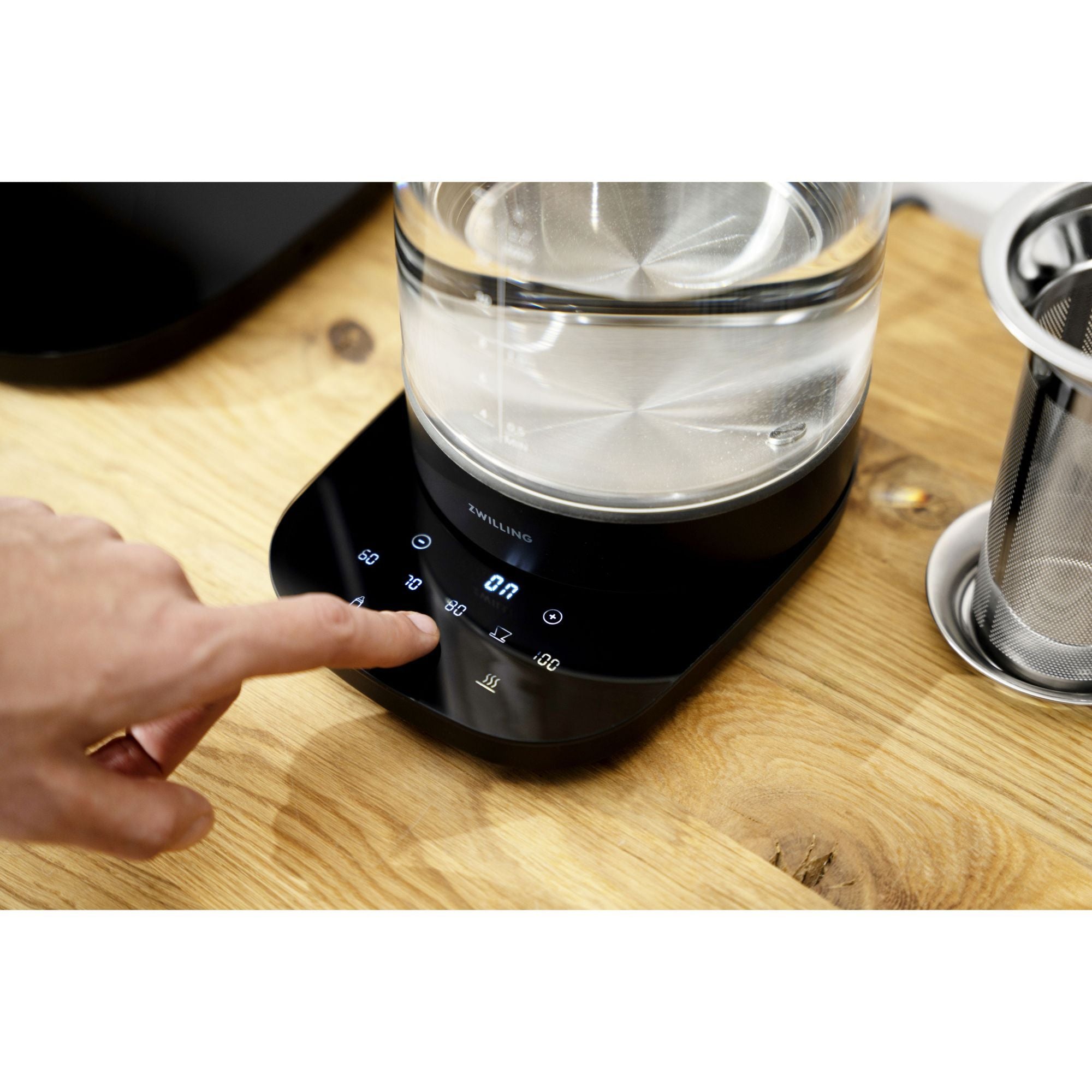 Bouilloire théière électrique en verre Enfinigy Noir Zwilling - Mathon - 6