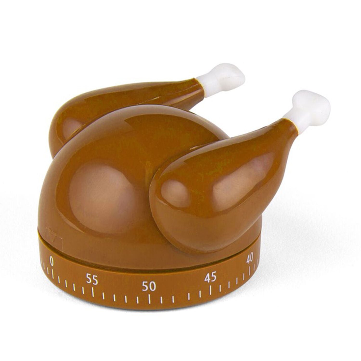 Minuteur de cuisine Dinde au four - 60 Minutes - 5 x 6,3 cm Kikkerland Design - Mathon