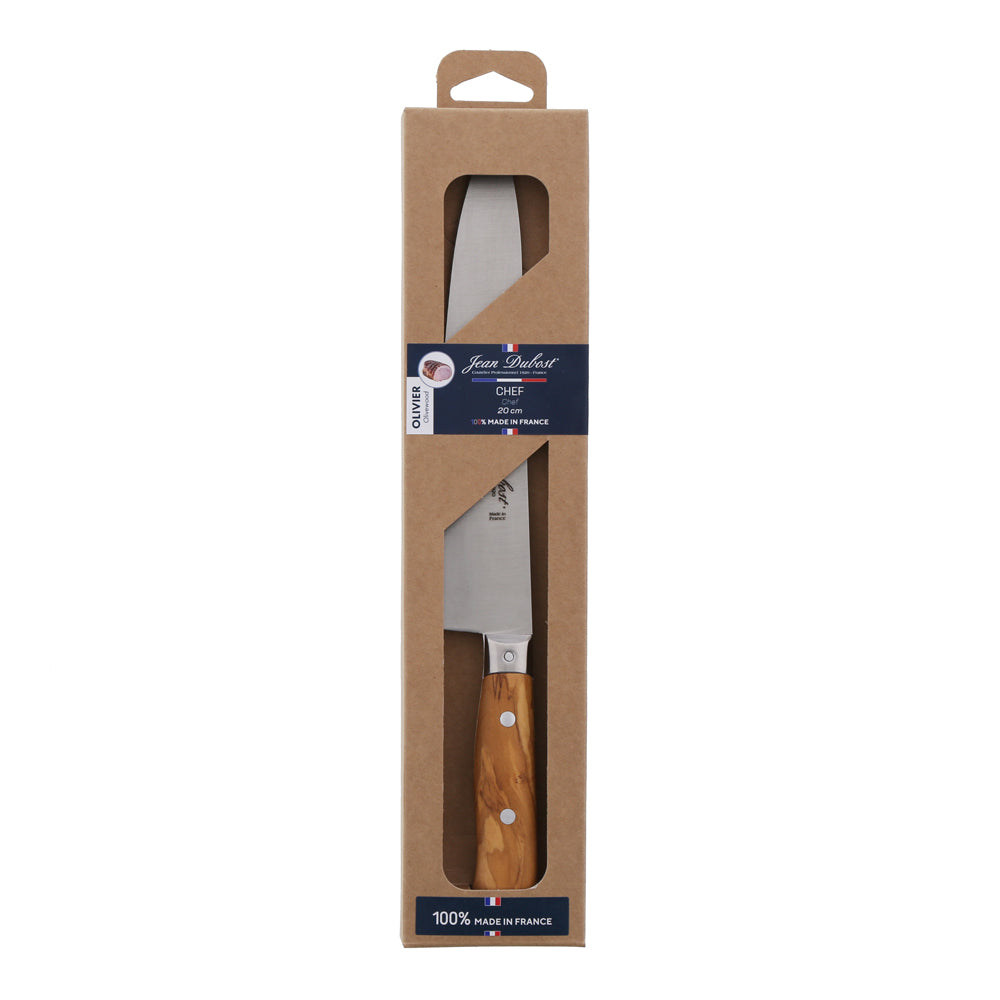 Couteau chef en olivier 20 cm Jean Dubost - Mathon - 2