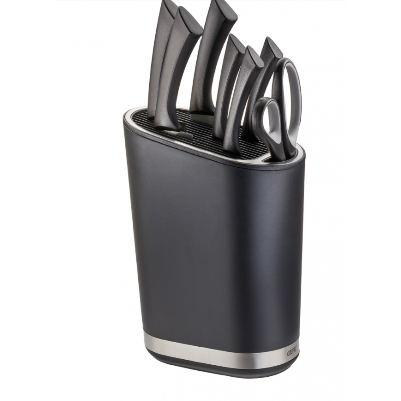 Bloc de couteaux Smartline 19x25,5 cm en acier inoxydable et plastique Gefu - Mathon - 1