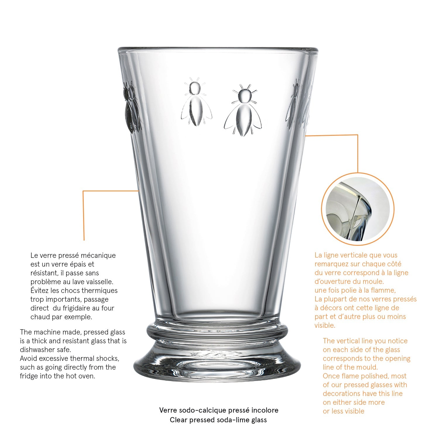 Lot de 6 long drinks La Rochère - Mathon - 4