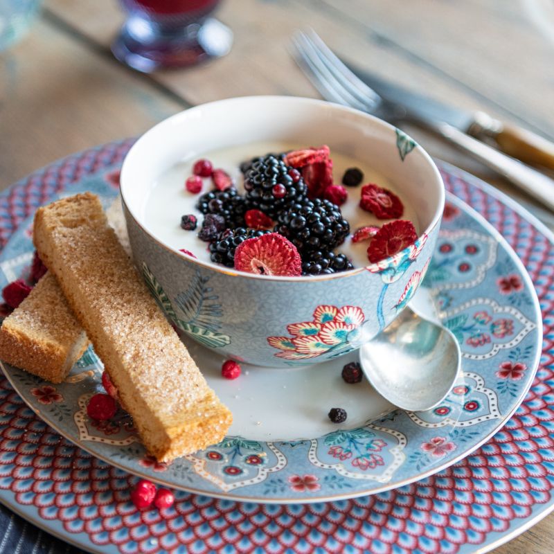 Lot de 6 Bols Flower Festival Bleu clair 12cm Pip Studio - Mathon - 1