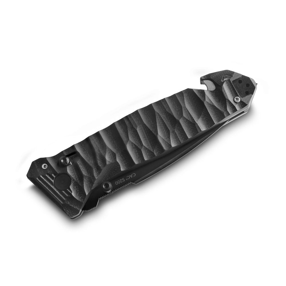 Couteau de poche CAC S200 serration noir Tarrerias Bonjean - Mathon - 2