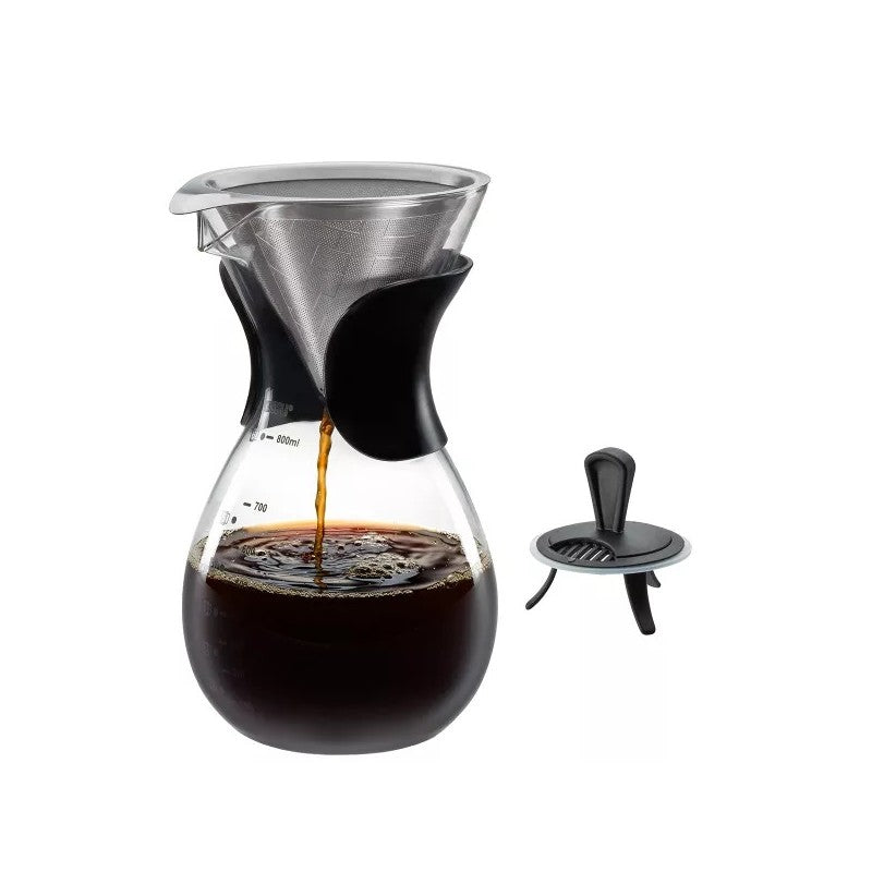 Cafetière avec filtre Butio 800 ml en verre et inox Gefu - Mathon - 1