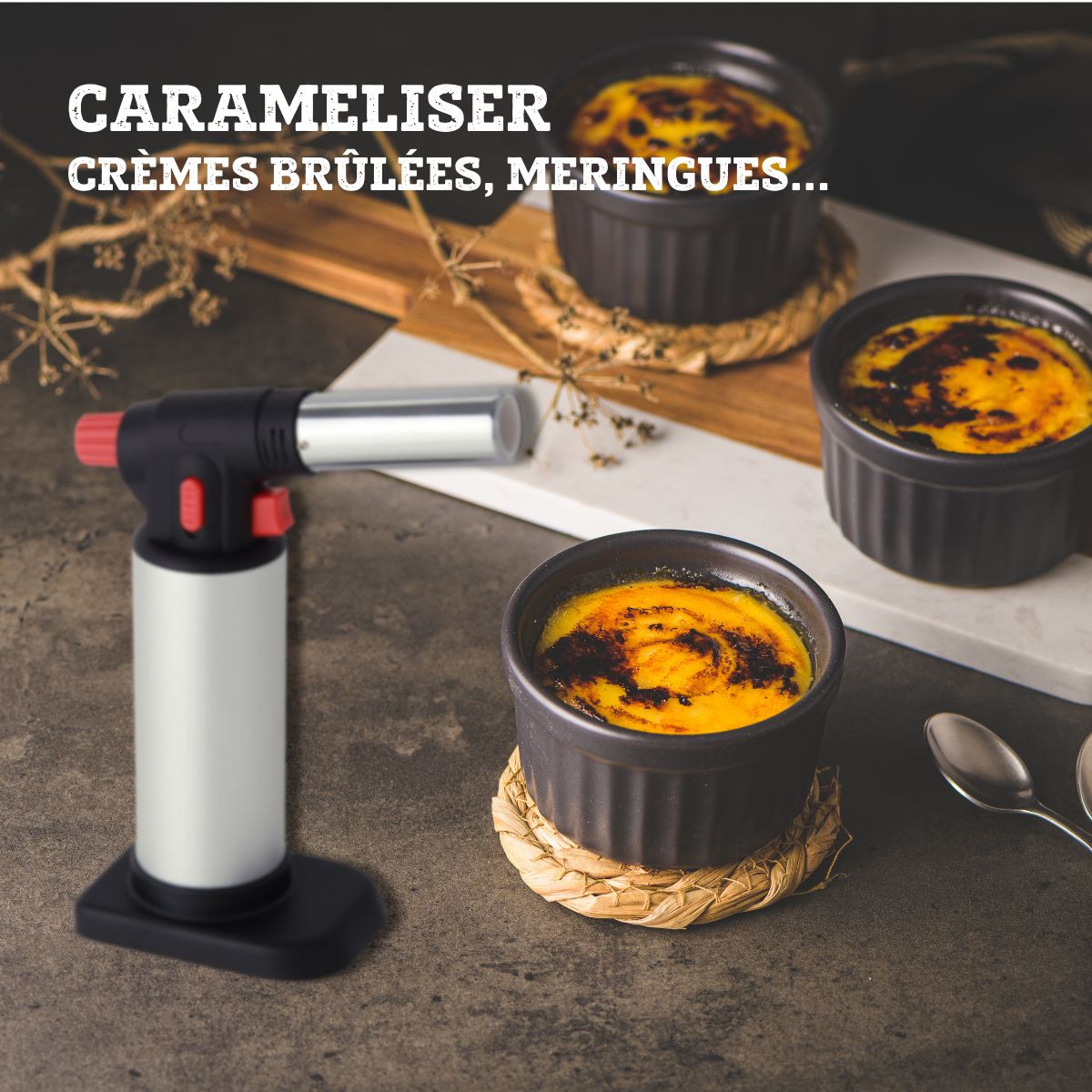 Chalumeau de cuisine 18,5 x 13,5 x 8,8 cm FM Professional - Mathon - 4