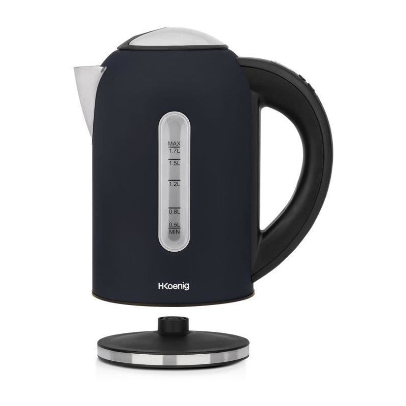 Bouilloire Programmable - Hkoenig - Boe56 - 1,7l - 2200 W - Température Réglable - Ecran Lcd - Bleu Nuit Mat Et Acier Inoxydab Hkoenig - Mathon - 4