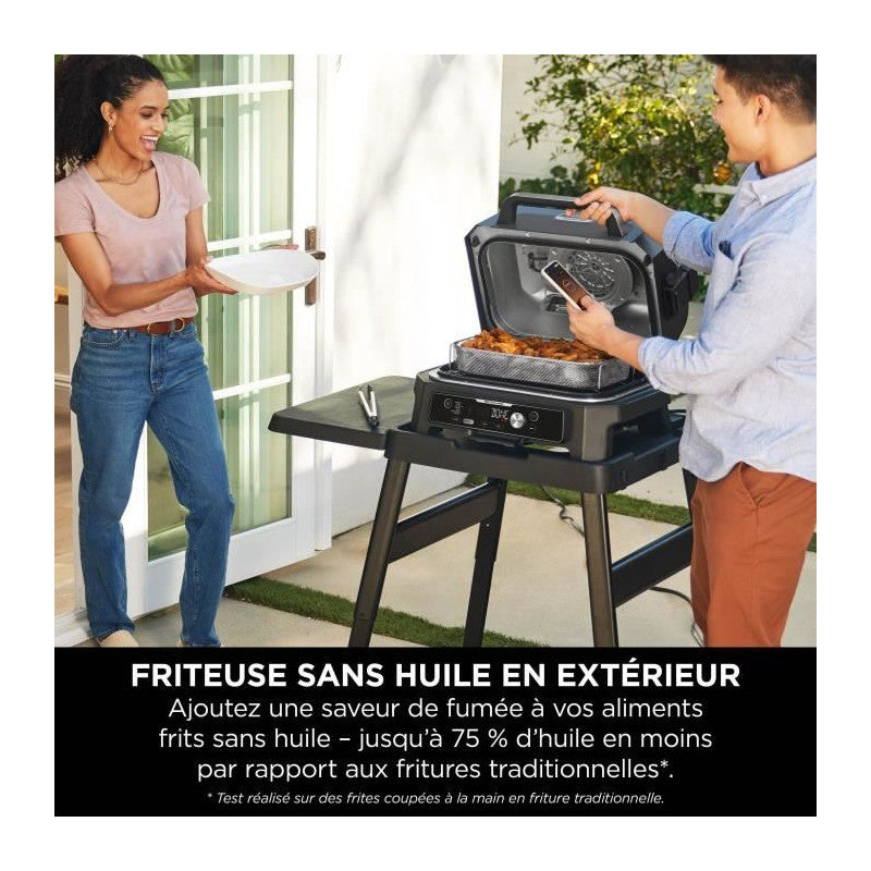 Barbecue électrique Avec Fumoir Et Thermosonde - Ninja - Woodfire Pro Connect Xl - Og901eu - Granulés Woodfire Ninja - Mathon - 5