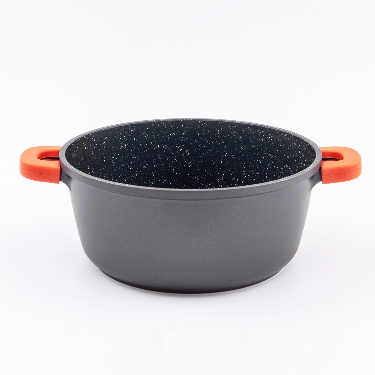 Faitout noir 24cm revêtement céramique - "RobuCook" Laguiole Cuisson - Mathon - 2