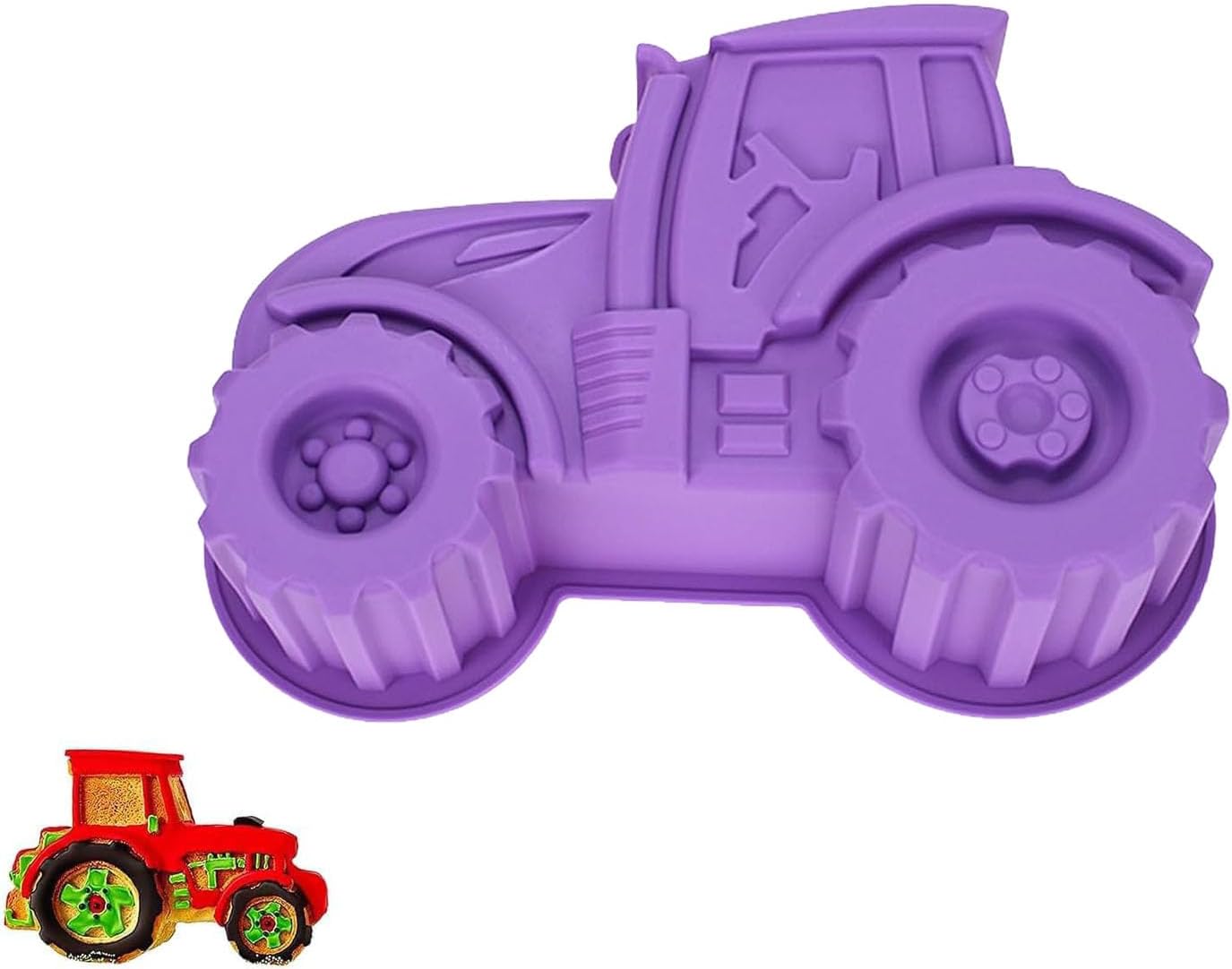 Moule de Cuisson Tracteur silicone violet Vendos85 - Mathon