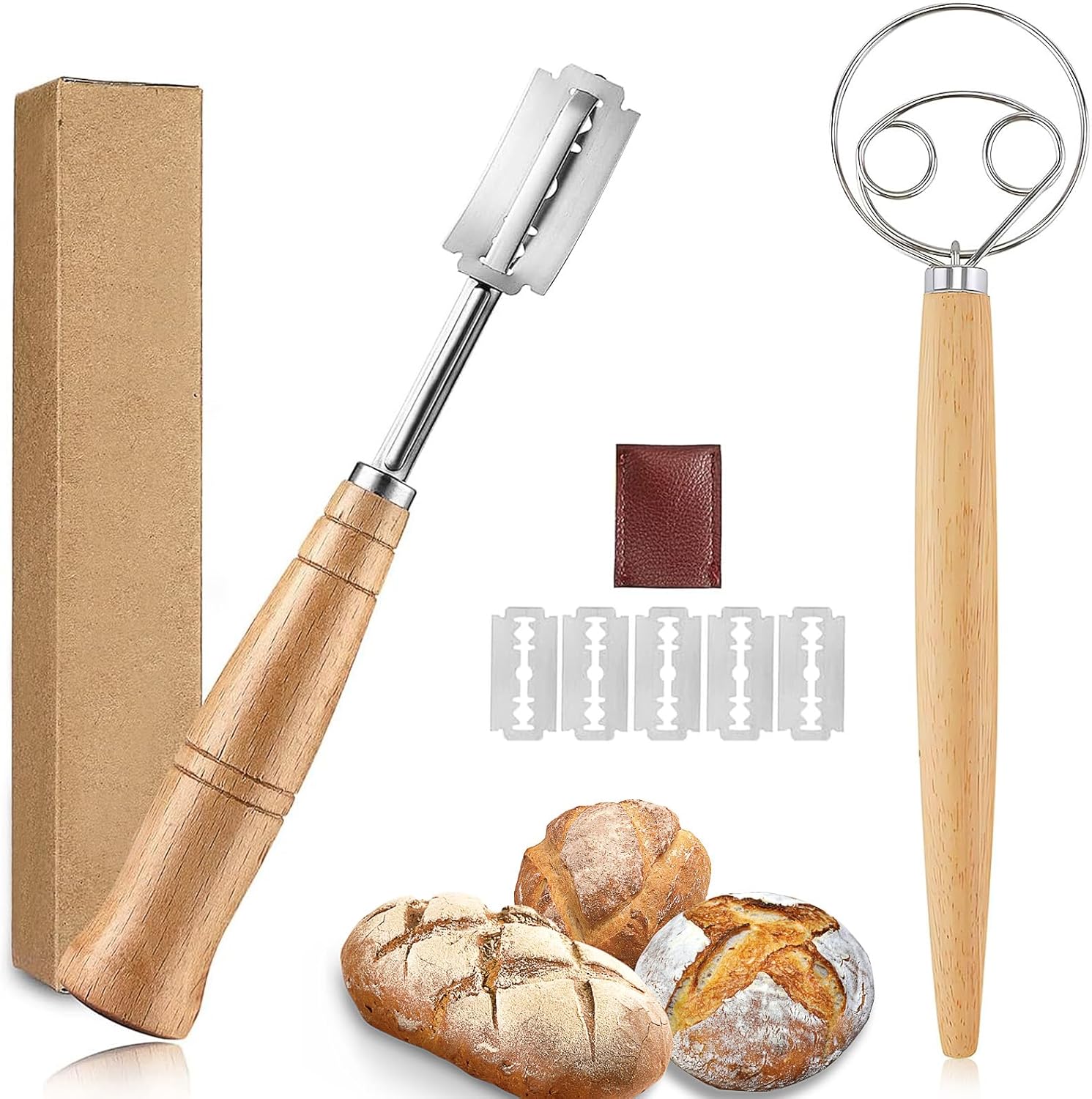 Ensemble professionnel de fabrication de pain avec fouet Vendos85 - Mathon
