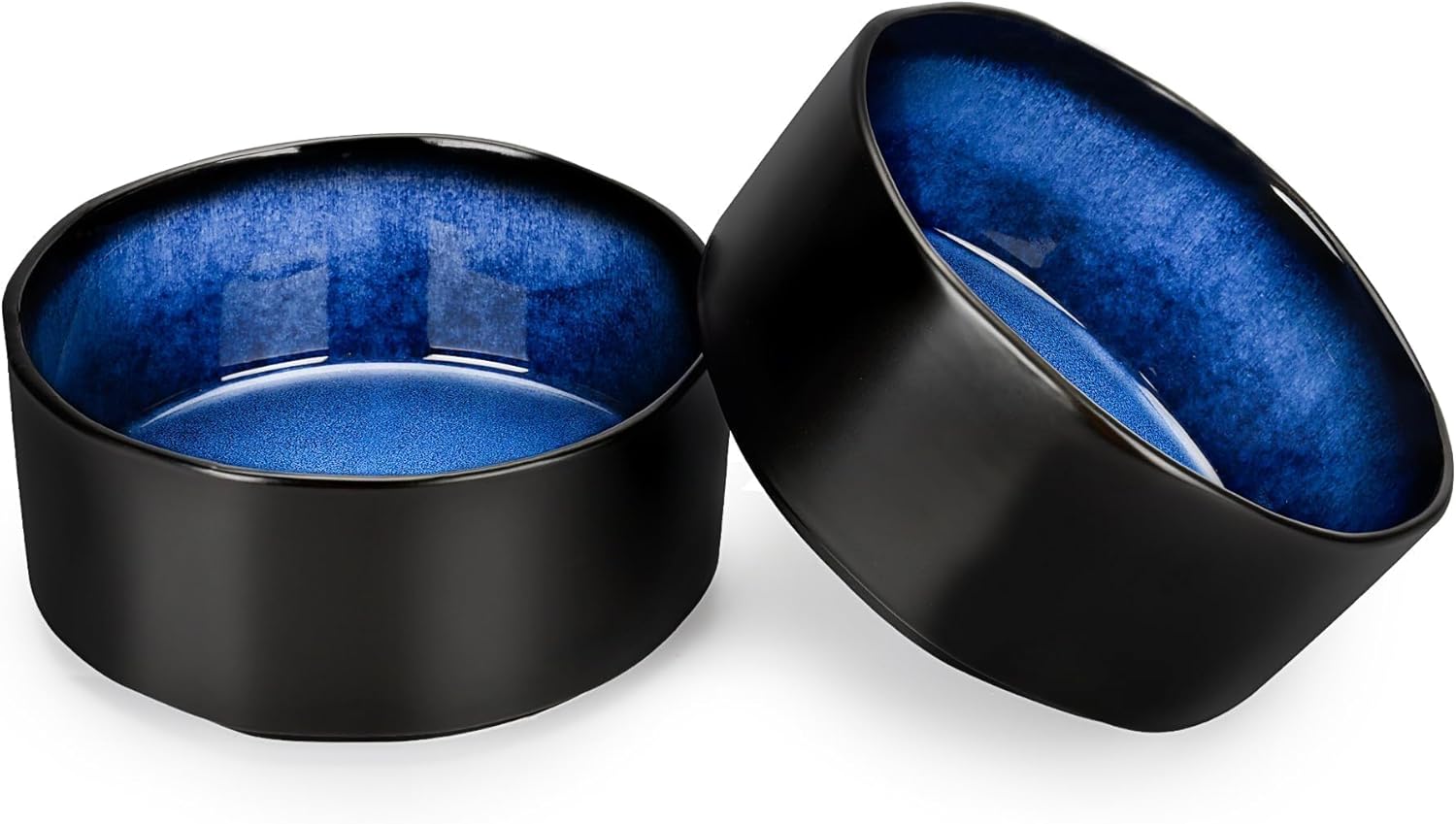 Bol en céramique noir et bleu 900 ml Vendos85 - Mathon