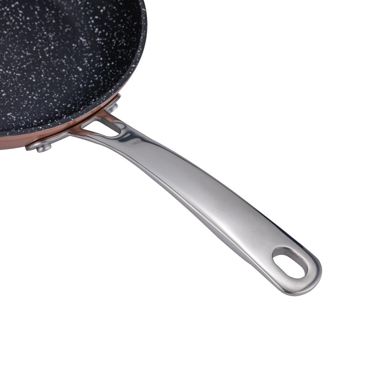 Poêle cuivré 20cm Greblon céramique - "Héritage" Laguiole Cuisson - Mathon - 3