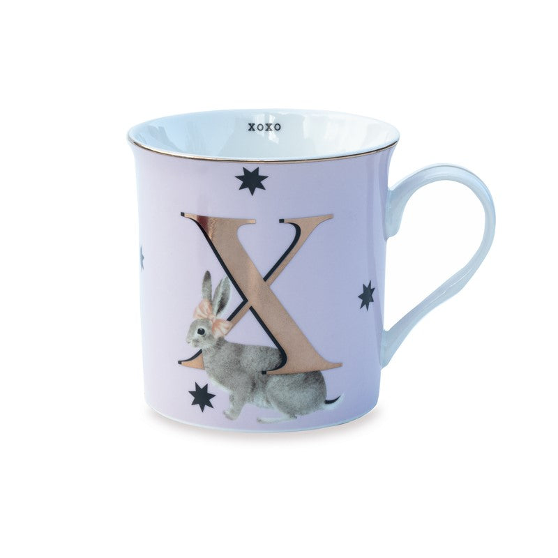 Mug Alphabet "X" for XOXO - Slogan Yvonne Ellen - Mathon