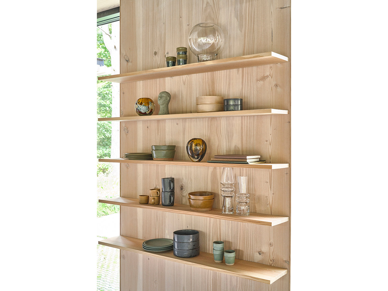 Set de 2 assiettes plates EVIG en porcelaine Brun Villa Collection - Mathon - 6