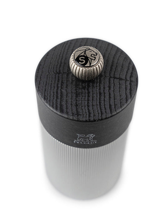 Line Moulin à sel manuel, alu et graphite, 12 cm - 4,75in Peugeot - Mathon - 3