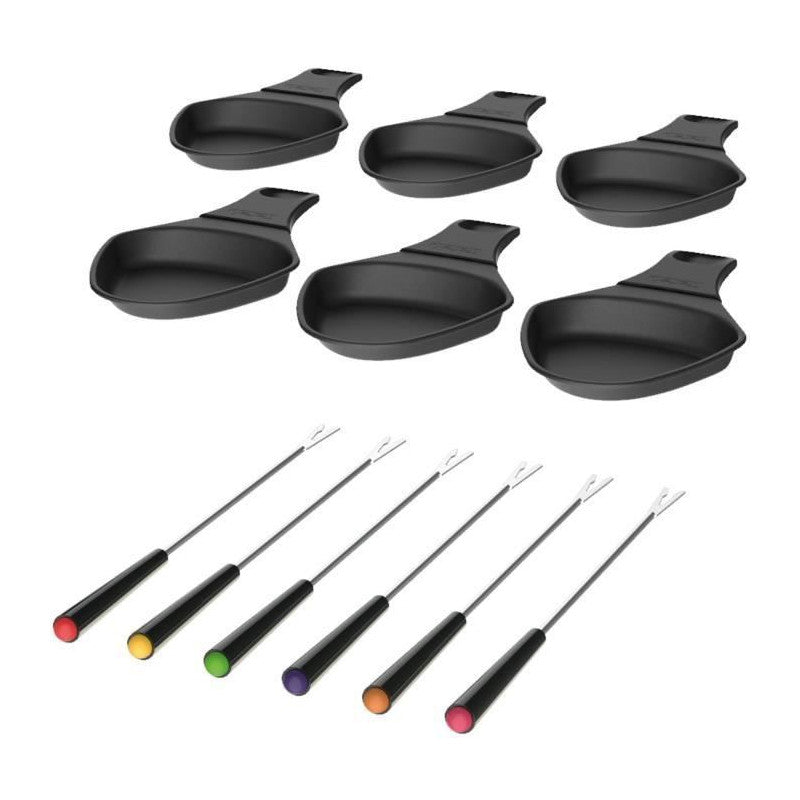 Re12c812 Raclette Cheese Nco - 6 Personnes - Noir Tefal - Mathon - 5