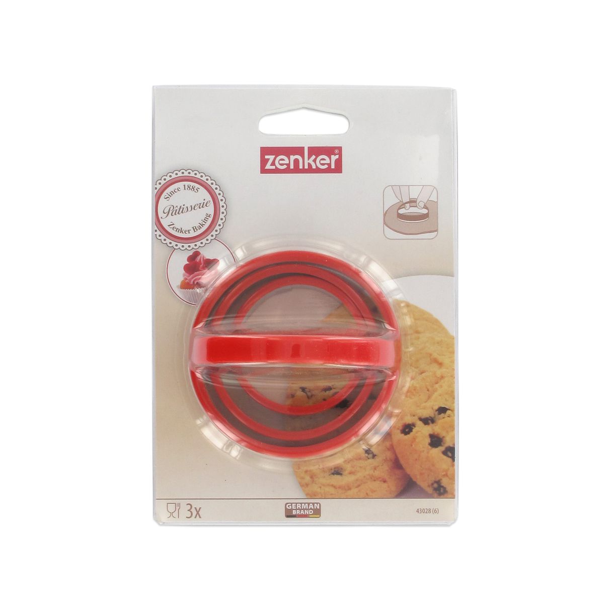 Lot de 3 emporte-pièces ronds avec poignée Zenker Emporte-pièces Zenker - Mathon - 5