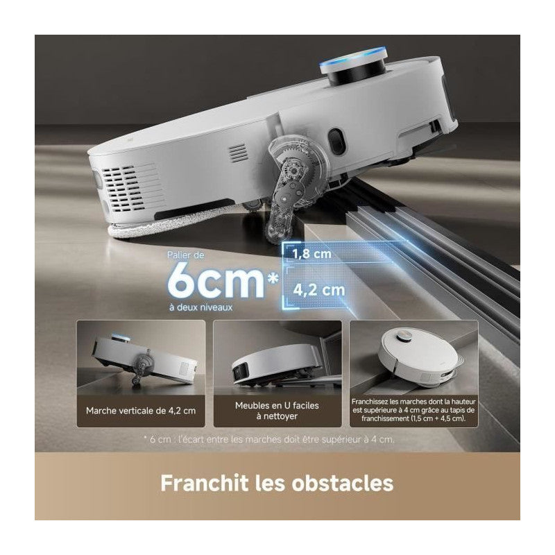 Robot Aspirateur Laveur Avec Station -   X50 Ultra Complete - 20 000 Pa - Auto-nettoyage Dreame - Mathon - 6