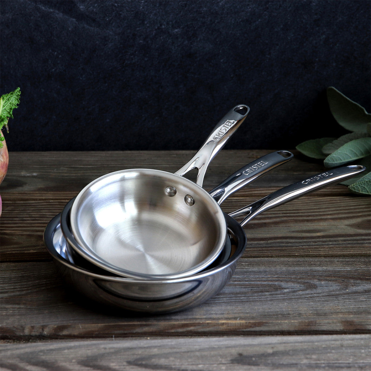 Mini poêle inox Castel