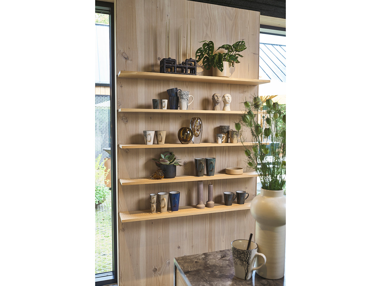 Mug HELA en grès Bleu foncé Villa Collection - Mathon - 2