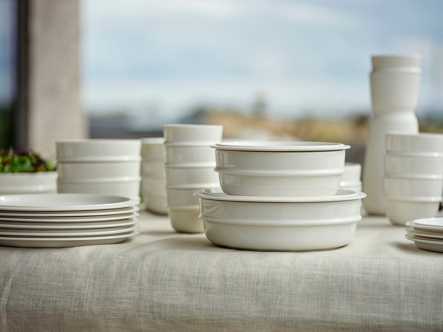 Bol à poké/ramen EAU en porcelaine Blanc cassé Zone Denmark - Mathon - 8