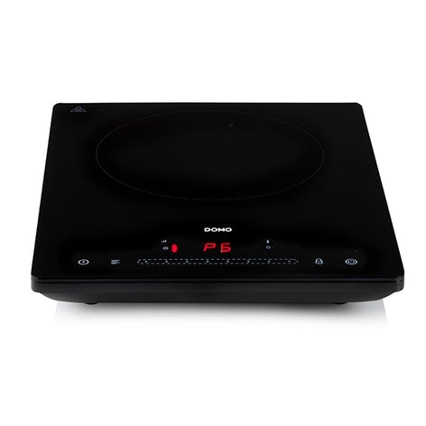Plaque induction 1 feu 2000 W DO332IP Domo - Mathon - 1