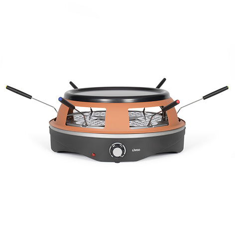 Appareil à pizza pour 6 personnes 1200W DOC304 Livoo - Mathon - 1
