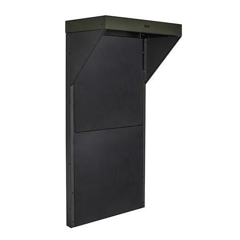 Modulo comptoir bar 80 cm gris cargo ENO - Mathon - 1