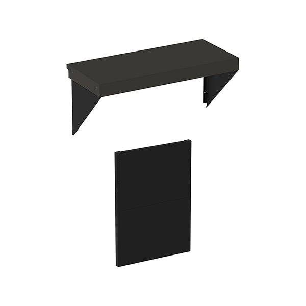 Modulo comptoir bar 80 cm gris cargo ENO - Mathon - 5