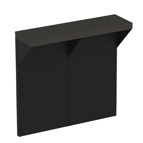 Modulo comptoir bar 120 cm gris cargo ENO - Mathon - 2