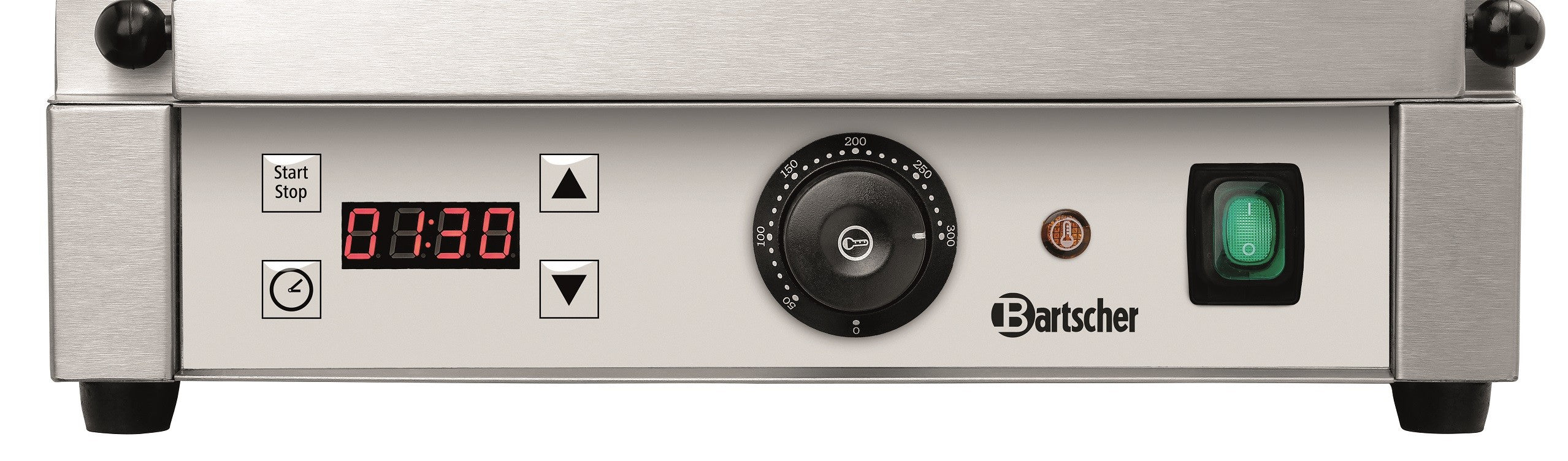 Grill professionnel à panini Thermostatique - 340 x 220 mm - Bartscher - Mathon - 1