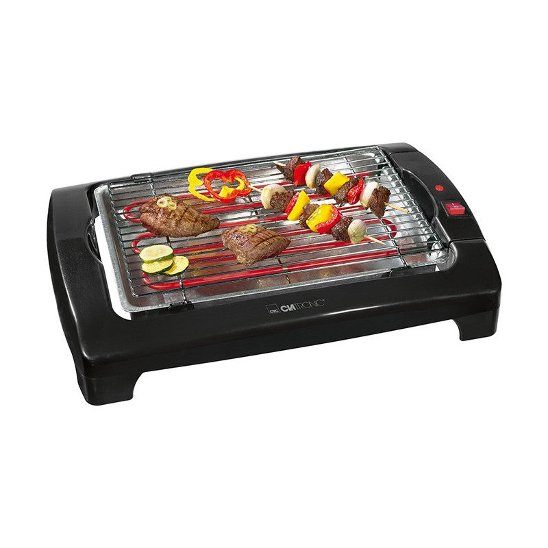 Barbecue Gril électrique de table 2000W Clatronic BQ 2977N Noir Clatronic - Mathon - 1