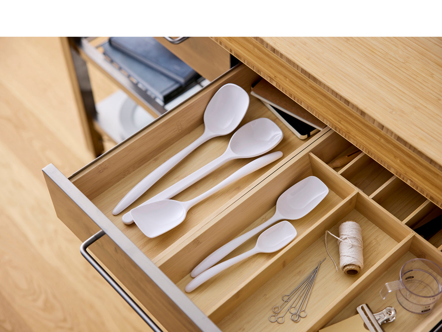 Cuillère large NEW CLASSIC en durostima® Blanc Rosti - Mathon - 3