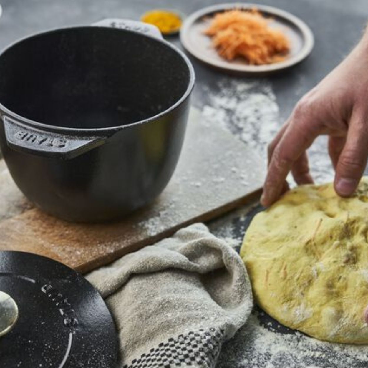 Cocotte à riz 16 cm, Fonte, Noir mat Staub - Mathon - 3