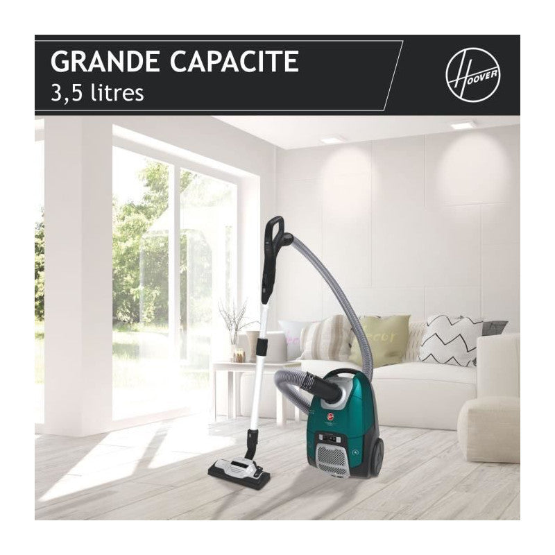 He530alg Aspirateur Traîneau Avec Sac, Puissant 850 W, Silencieux 69db, Grande Capacité 3,5l Special Allergie & Poils A Hoover - Mathon - 5