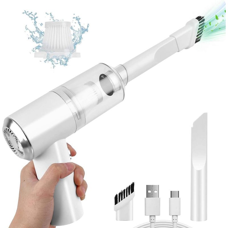 Aspirateur portable sans fil rechargeable Herzberg HG04005 Herzberg - Mathon - 1