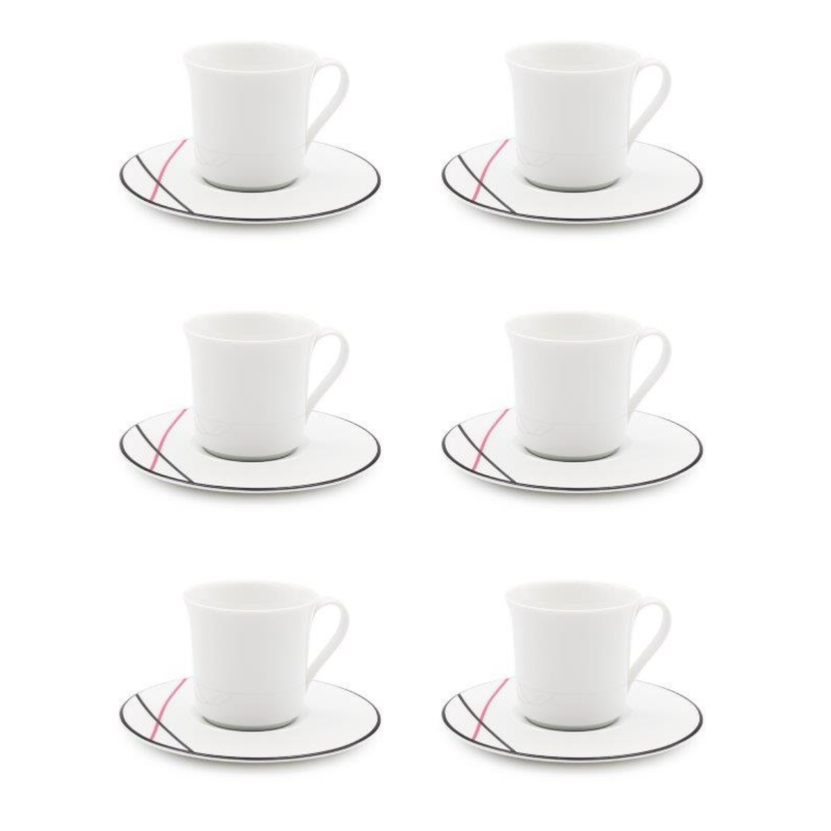 Coffret 6 services à thé BISTROT Fauchon Art de la Table - Mathon - 5