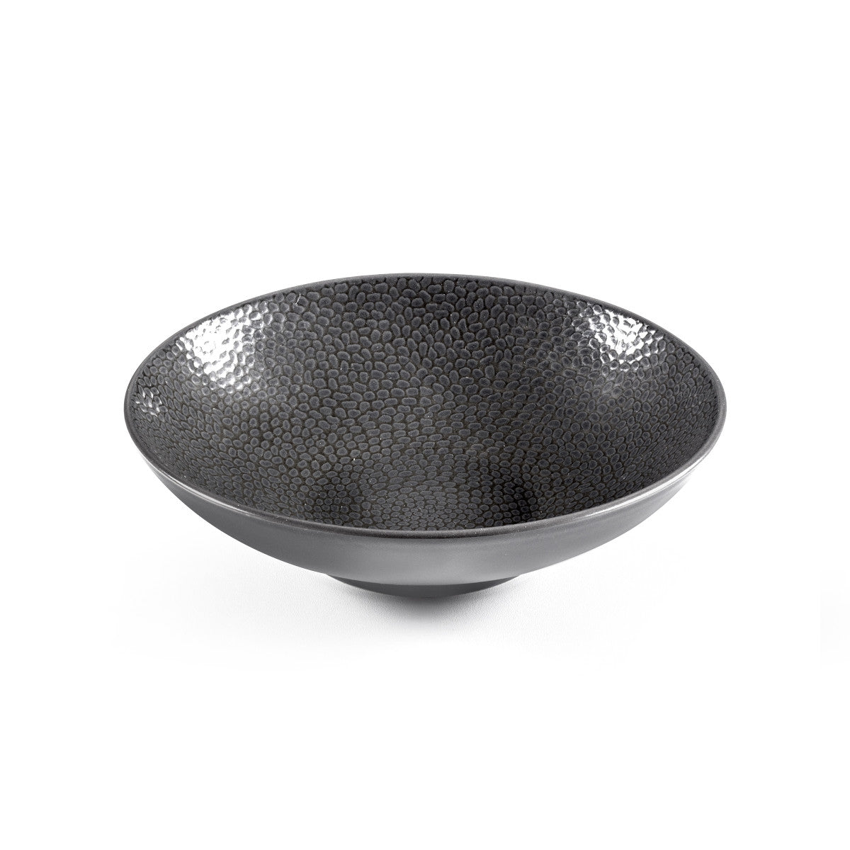 Stone Gris - Assiette salade et pâtes 19 cm (lot de 6) Médard de Noblat - Mathon - 1