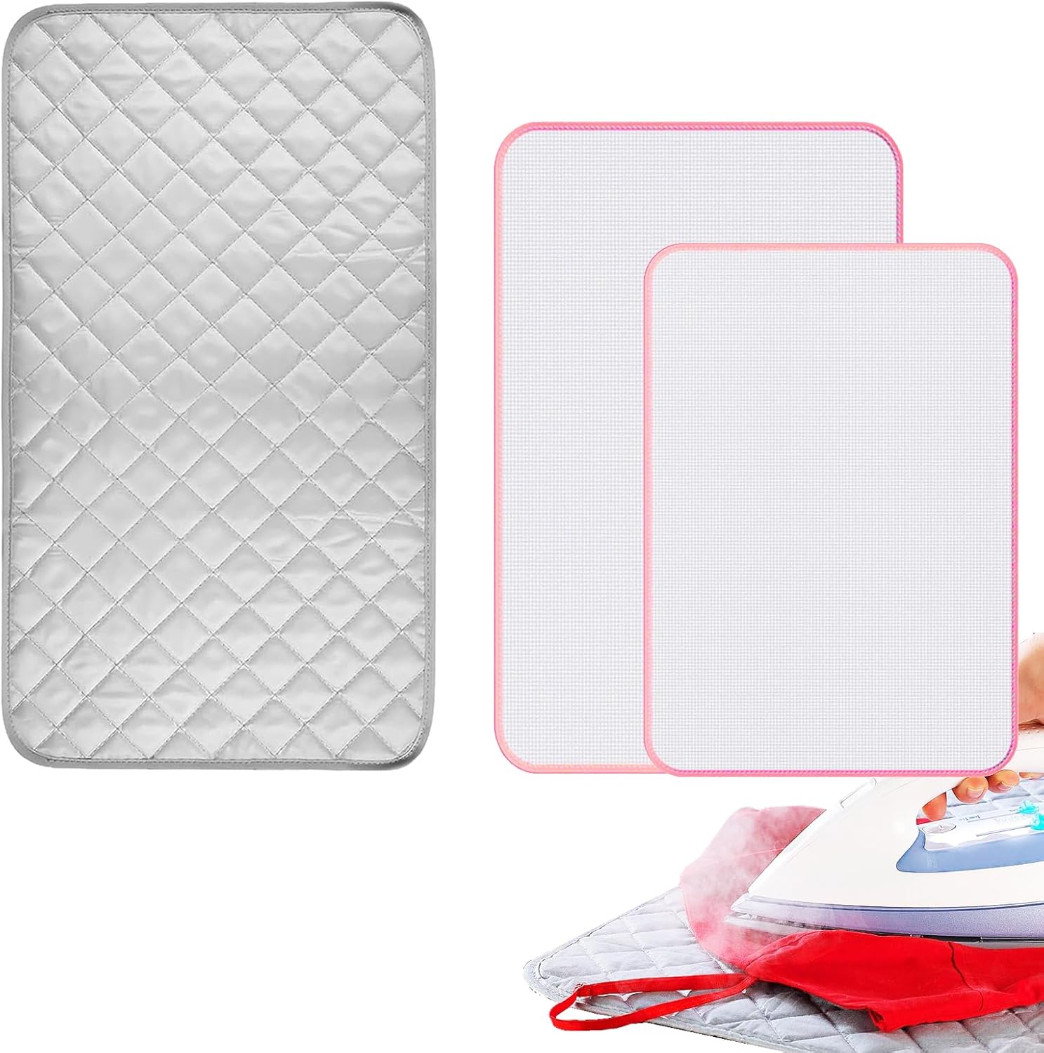 Tapis de Repassage de Voyage avec Filet Protecteur Vendos85 - Mathon