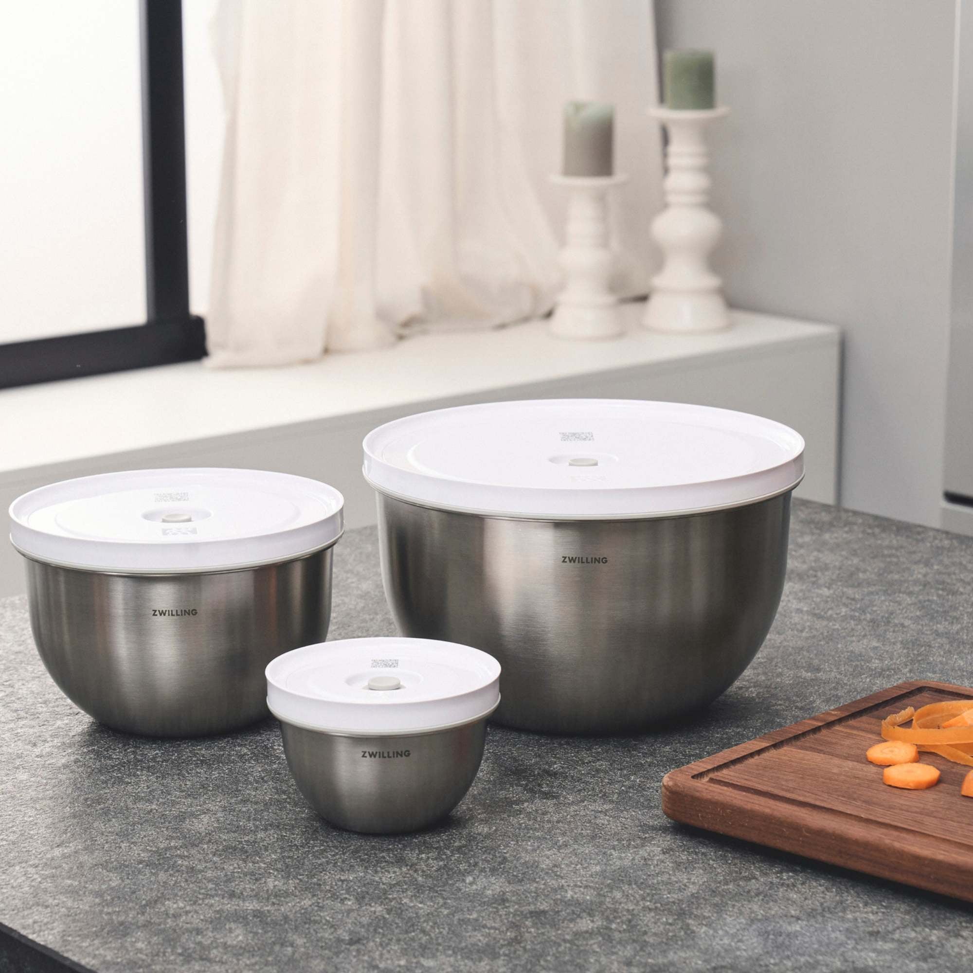 Bol sous vide M / 18 cm, Acier inoxydable, Argent Zwilling - Mathon - 2