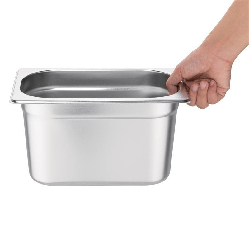 Bac Gastro Inox GN 1/4 - 150 mm - Vogue - Mathon - 5