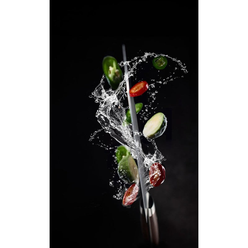 Couteau de cuisine Enno 15 cm en acier et bois de noyer Gefu - Mathon - 3