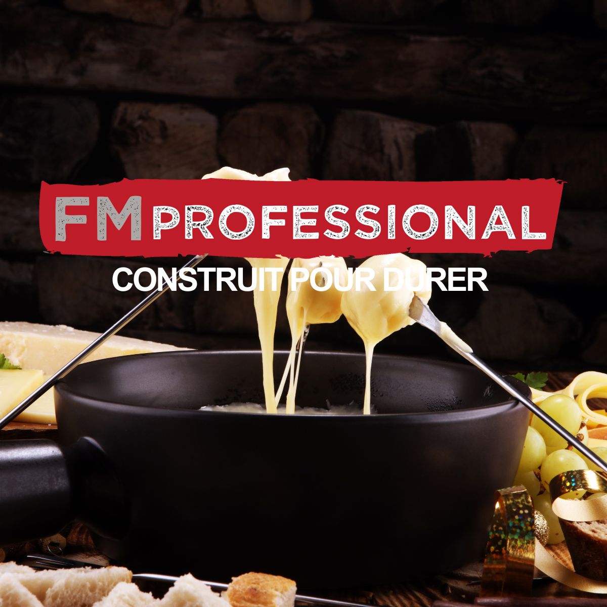 Ensemble de 2 Brûleurs alcool fondue savoyarde FM Professional - Mathon - 6