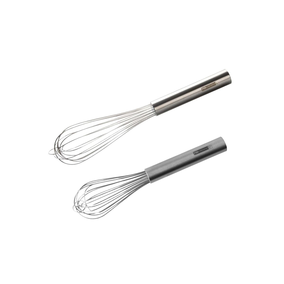 Lot de 2 fouets de cuisine ou de pâtisserie en inox 25 cm et 30 cm  Pâtisserie FM Professional - Mathon - 1