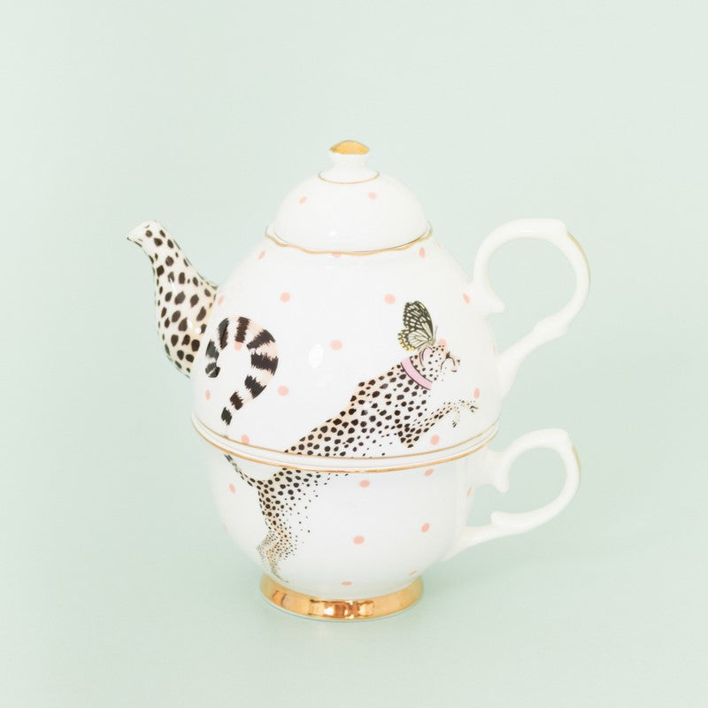 Théière solitaire 360ml Guépard Yvonne Ellen - Mathon - 1