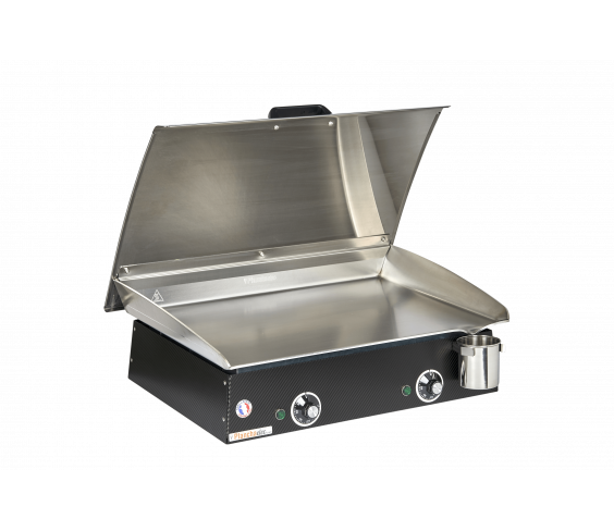 LUX 600 CARBON Couvercle  2 ustensiles Planchaelec - Mathon - 1