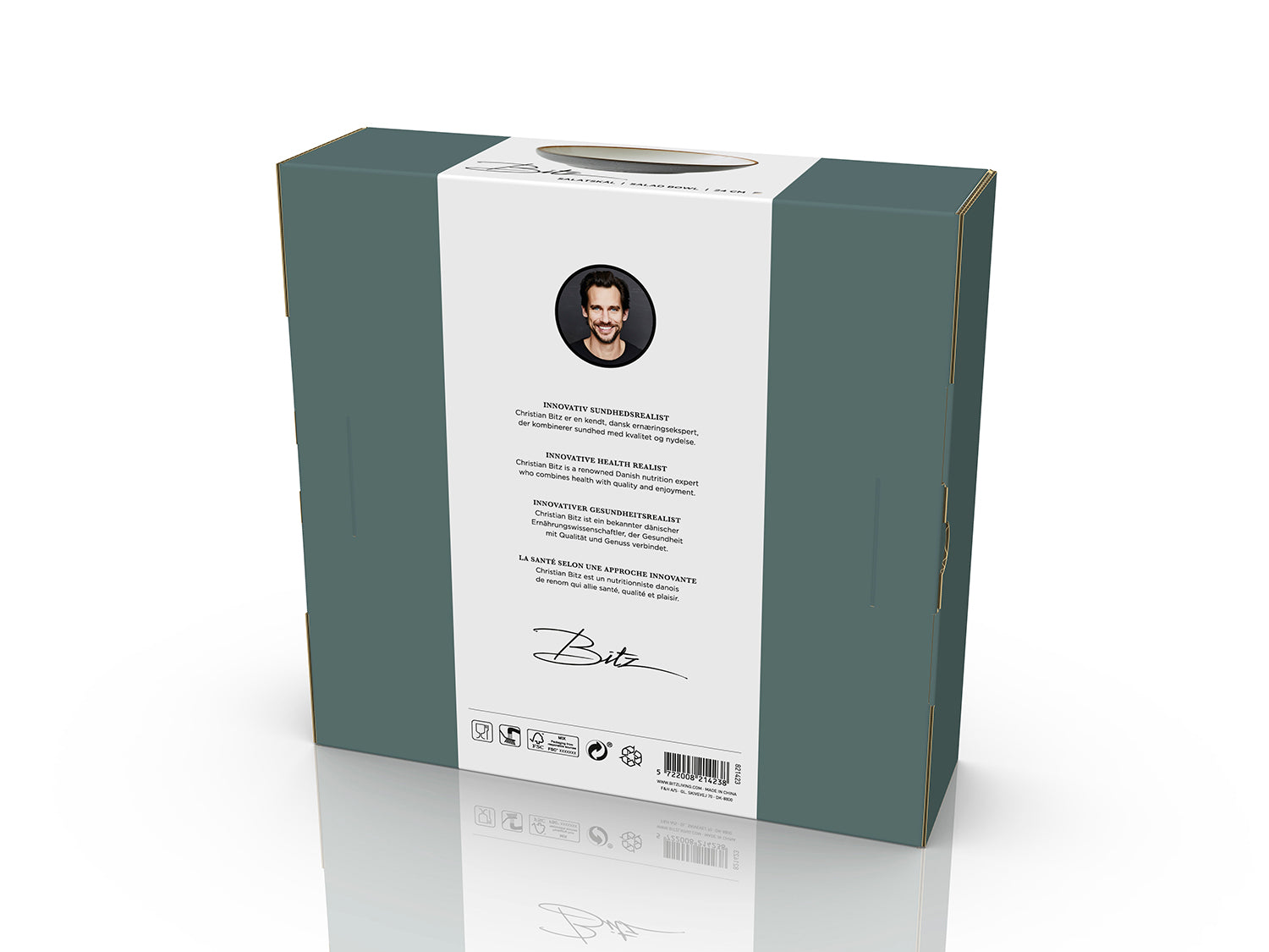 Saladier GASTRO en grès Gris/Crème Bitz - Mathon - 9