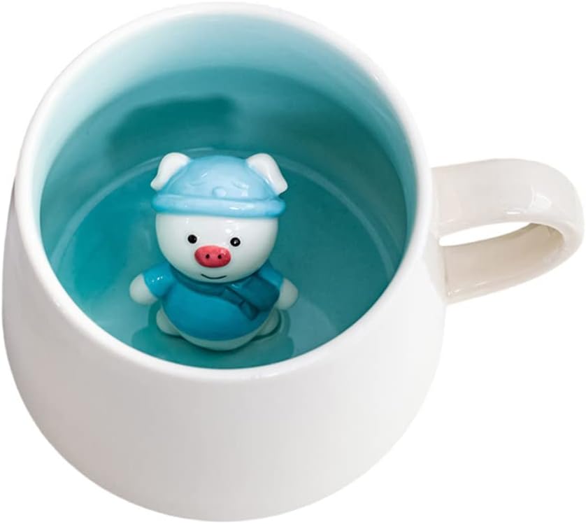Tasse en Céramique avec Animal 3D Caché 350 ml Vendos85 - Mathon